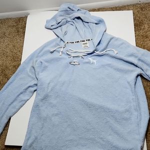 Victoria's Secret Pink collection light blue Hoodie